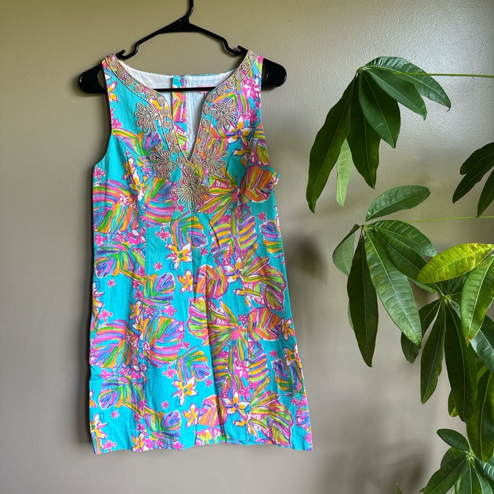 Lilly Pulitzer Vibrant Floral Mini Dress